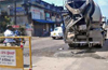 Police fill potholes on NH66, Mangaluru-Udupi Highway, cover up NHAI